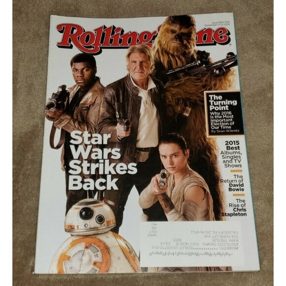 Other - ROLLING STONE magazine december 2015 STAR WARS cover